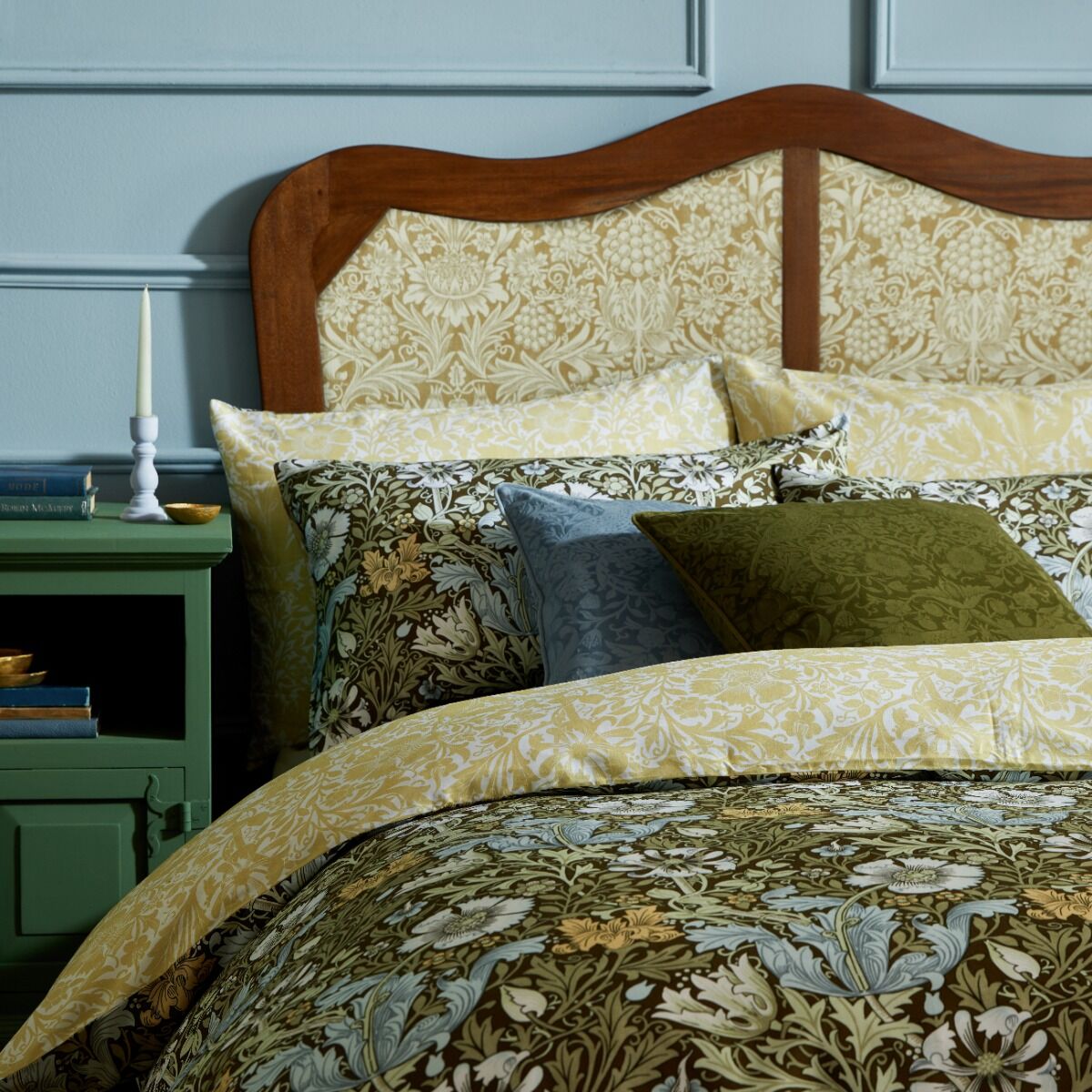 William Morris At Home Compton Olive Green Bedding