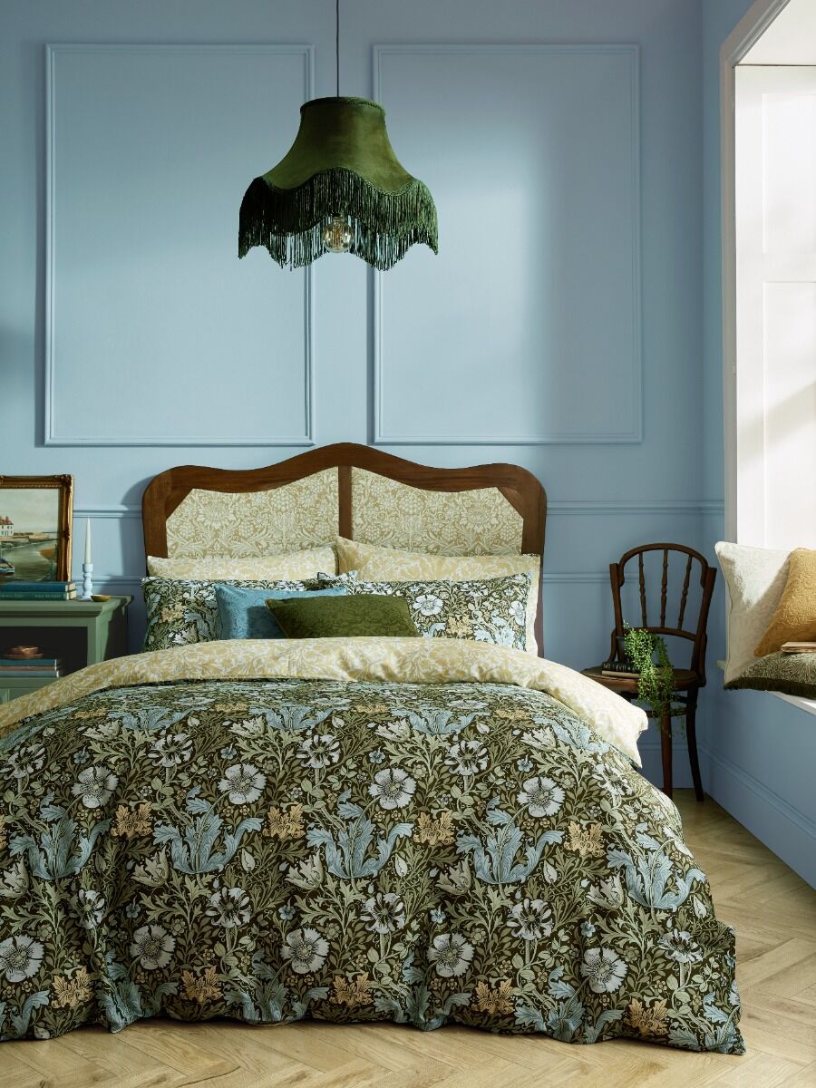 William Morris At Home Compton Olive Green Bedding