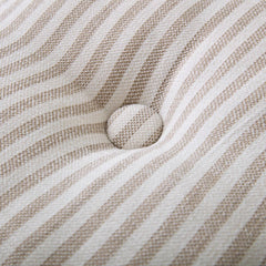 Laura Ashley Cornish Stripe Natural Mf 35x8cm Filled Circular Cushion