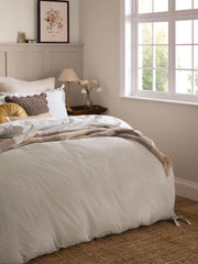 Laura Ashley Cornish Stripe Natural Bedding