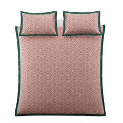 William Morris At Home Cray Forest Green/cranberry Bedding