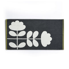 Orla Kiely Cut Stem Moss / Charcoal Towels