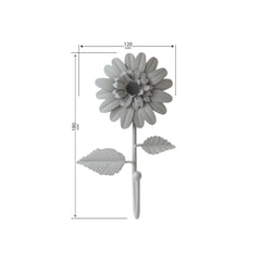 Laura Ashley, Dahlia Hooks, Dove Grey, Set of 2