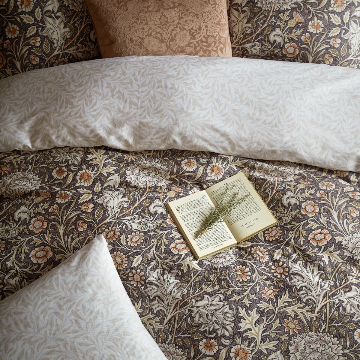 William Morris At Home Double Bough Heather Bedding