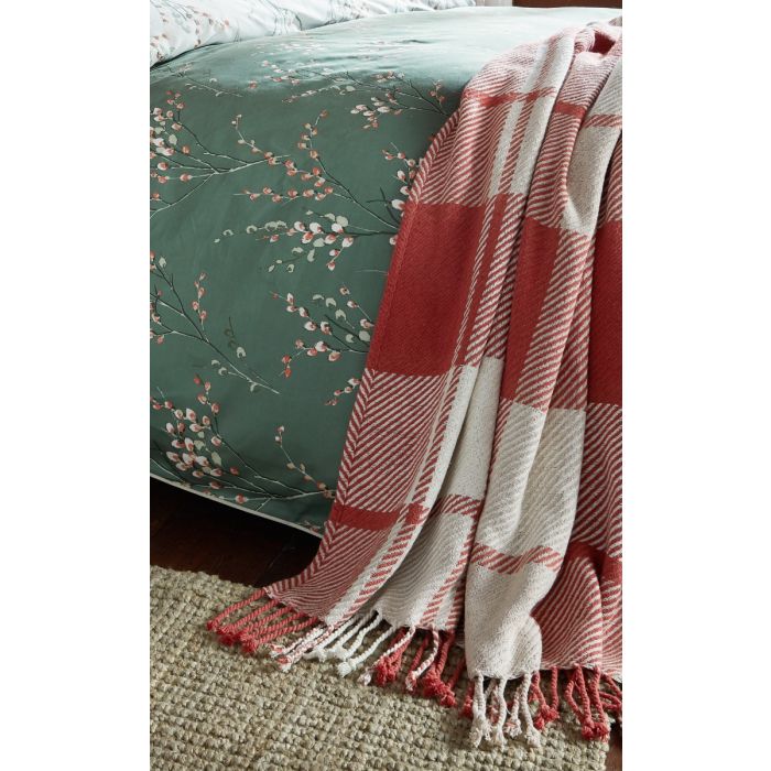 Laura Ashley Dylan Terracotta Throw