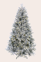 Laura Ashley Frosted 7ft  Pre Lit Christmas Tree