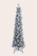 Laura Ashley Frosted 6ft Slim Pre Lit Christmas Tree