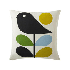 Orla Kiely Early Bird Cushion Duckegg 45x45 Feather