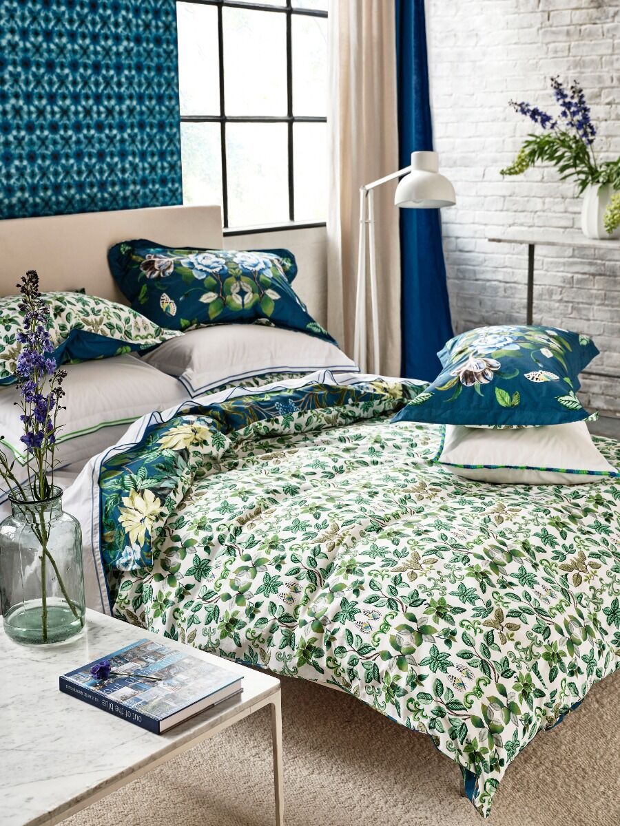 Designers Guild Eleonora Indigo Blue Bedding
