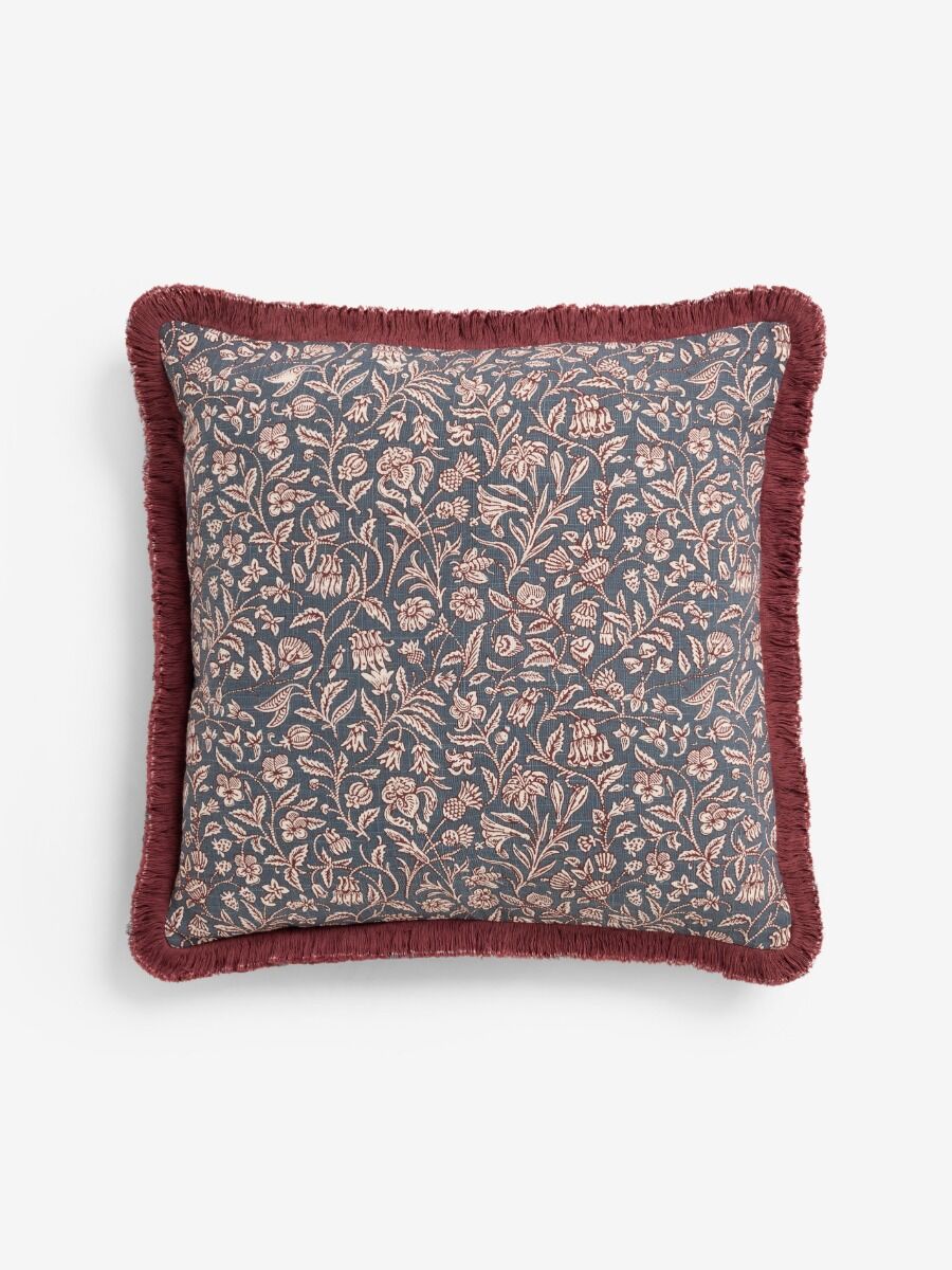 Laura Ashley Elmdon Dark Cranberry Microfibre 50x50cm Cushion