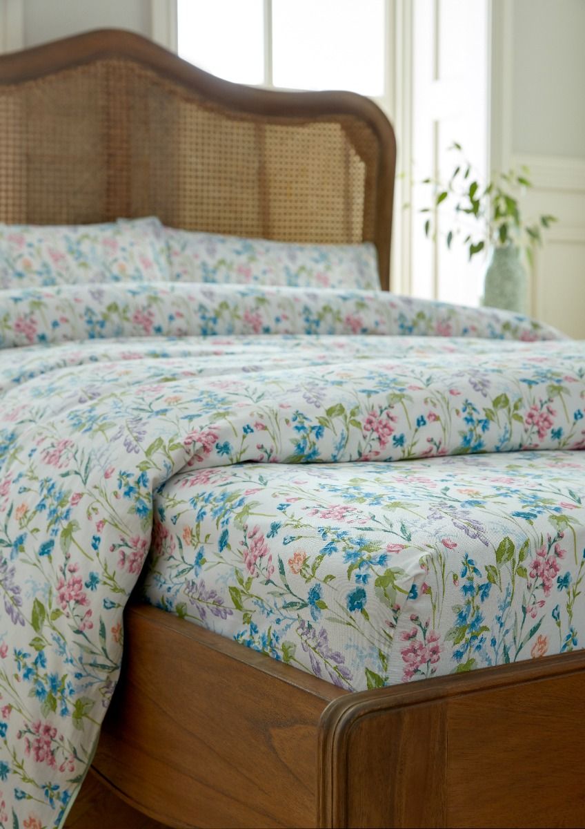 Laura Ashley Elston Garden Ditsy Multi Fitted Sheet