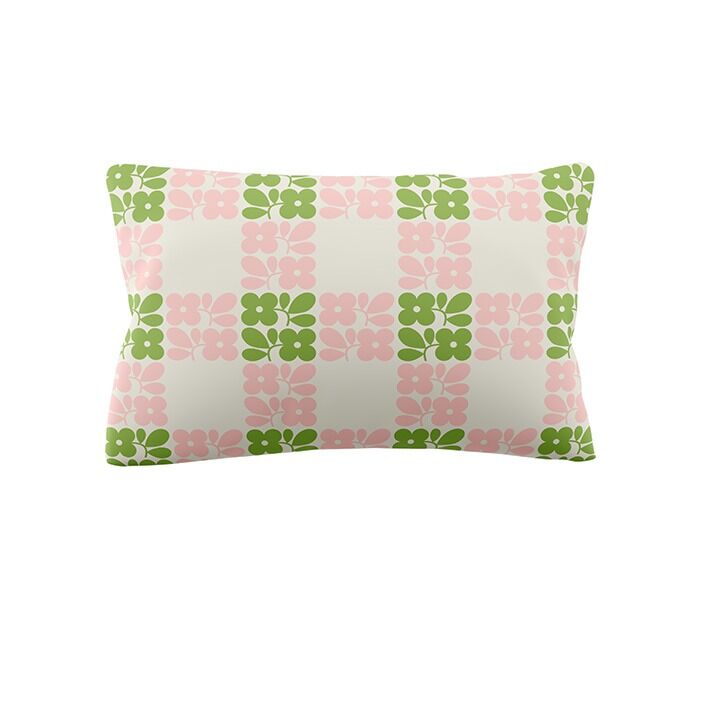 Orla Kiely Floret Check Dill Pink Bedding