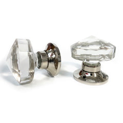 Laura Ashley Frances Mortice Knob, Chrome, Pair