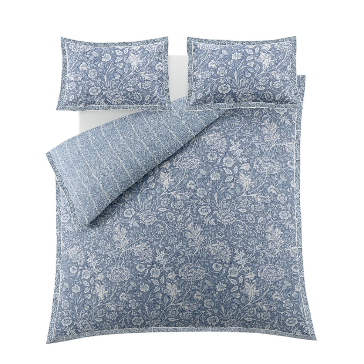 William Morris At Home Frieze Double Bough Porcelain Blue Bedding