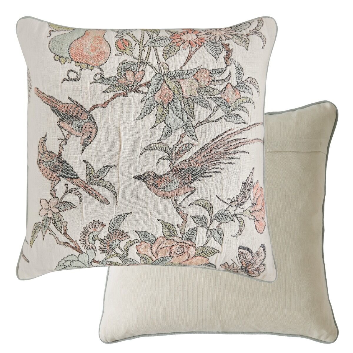 Historic Royal Palaces Hampton Jacquard Multi Microfibre 45x45cm Cushion