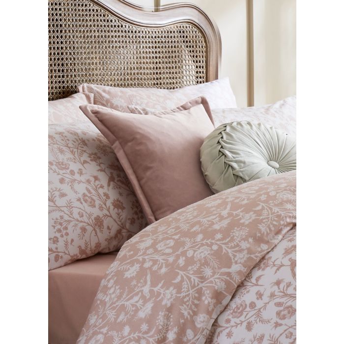 Laura Ashley Hanya Cushion Dark Blush 45 x 45cm