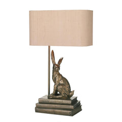 David Hunt Lighting Hopper Table Lamp Bronze Base Only Left Facing