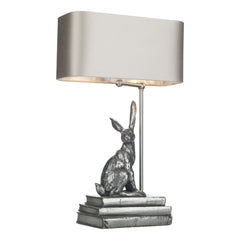 David Hunt Lighting Hopper Table Lamp Pewter Base Only Right Facing HOP4267