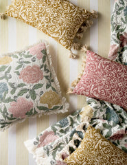 Historic Royal Palaces Kensington Antique Rose Pink Microfibre 30x50cm Cushion
