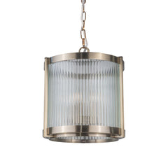Magnalux Hudson 5 Light Pendant Antique Brass