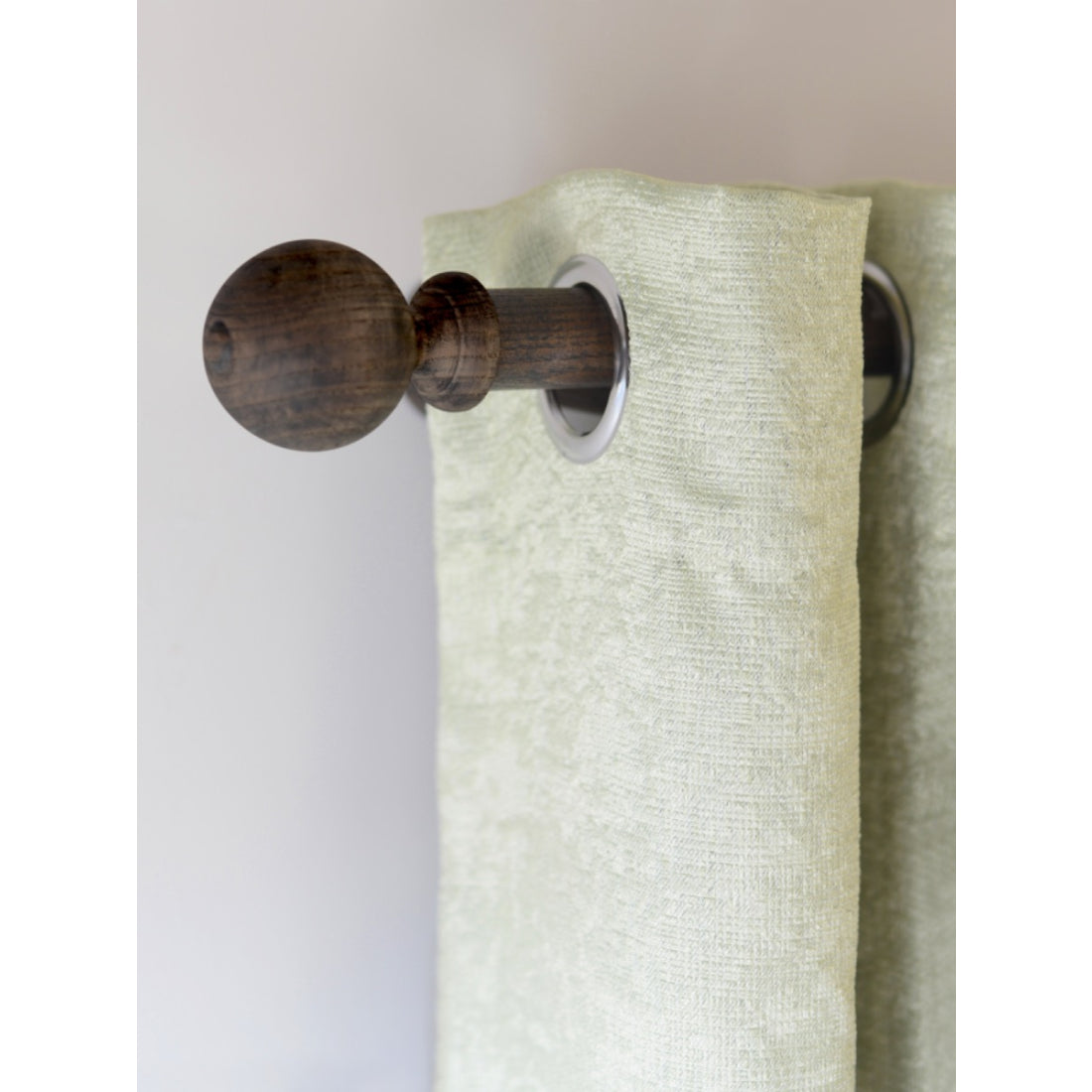 Laura Ashley Mitchell 28mm Eyelet Pole, Dark Chestnut