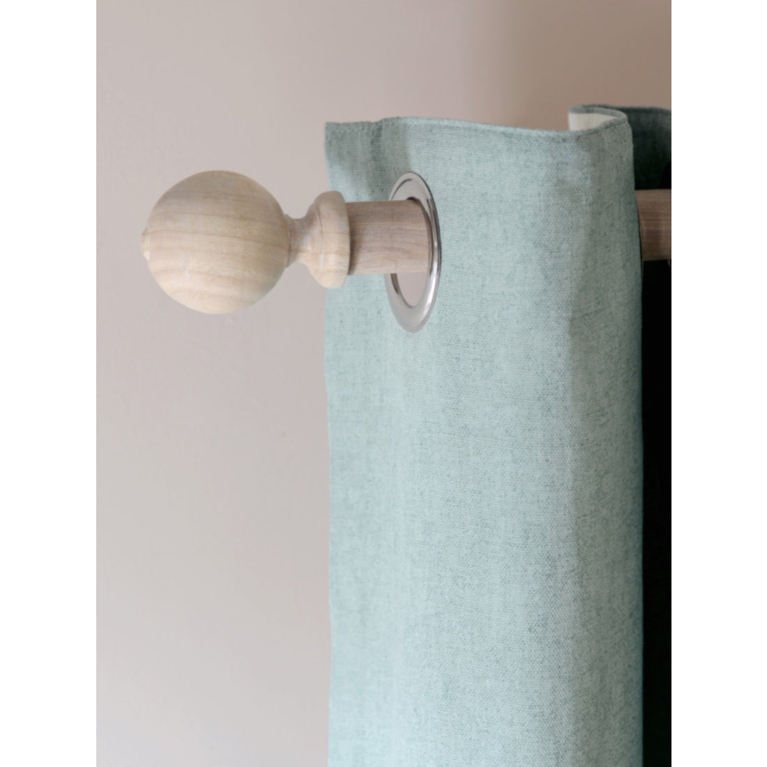 Laura Ashley Mitchell 28mm Eyelet Pole, Washed White