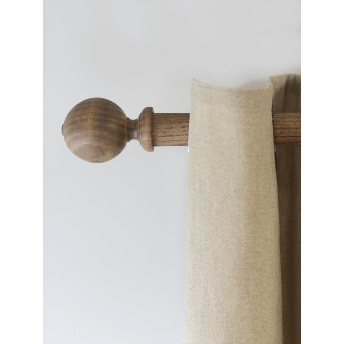 Laura Ashley Mitchell 28mm Eyelet Pole, Light Chestnut