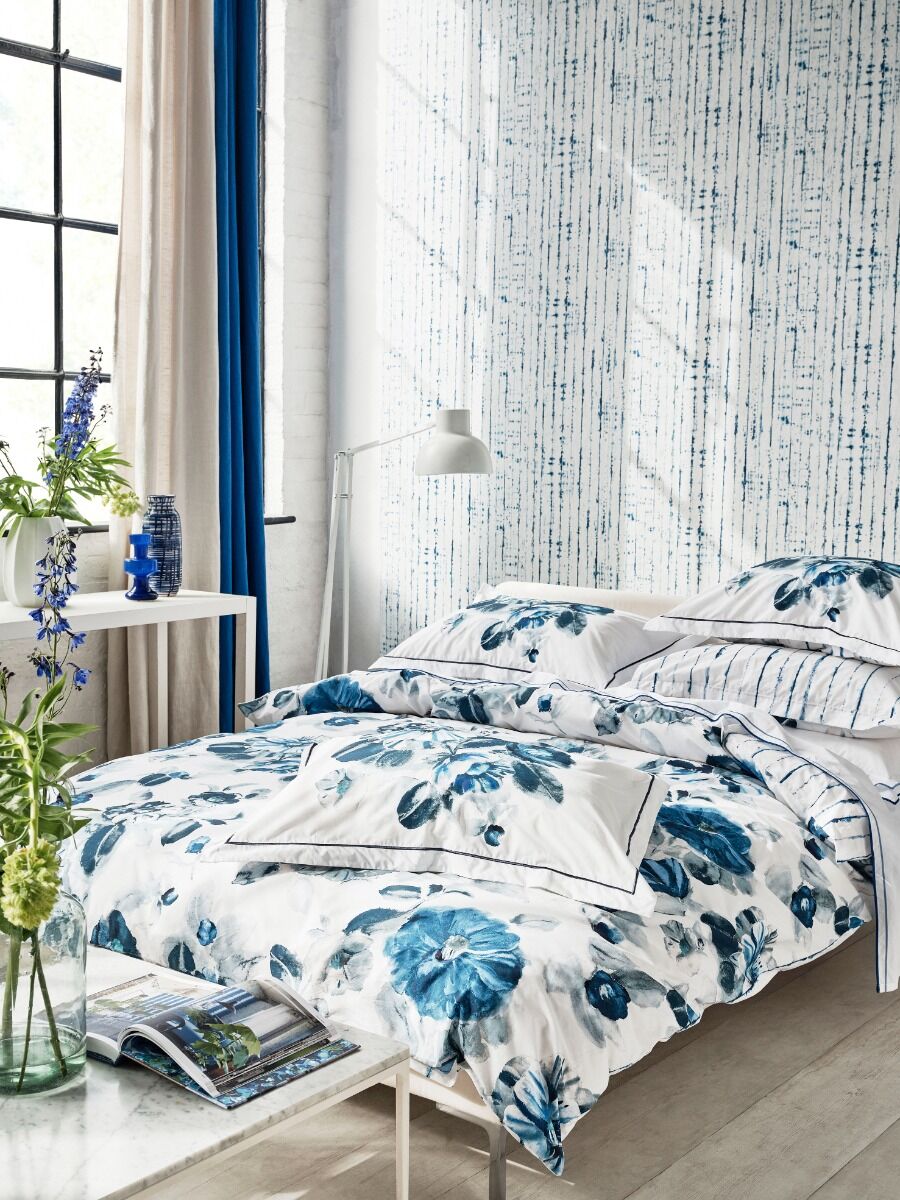 Designers Guild Indigo Flower Indigo Bedding
