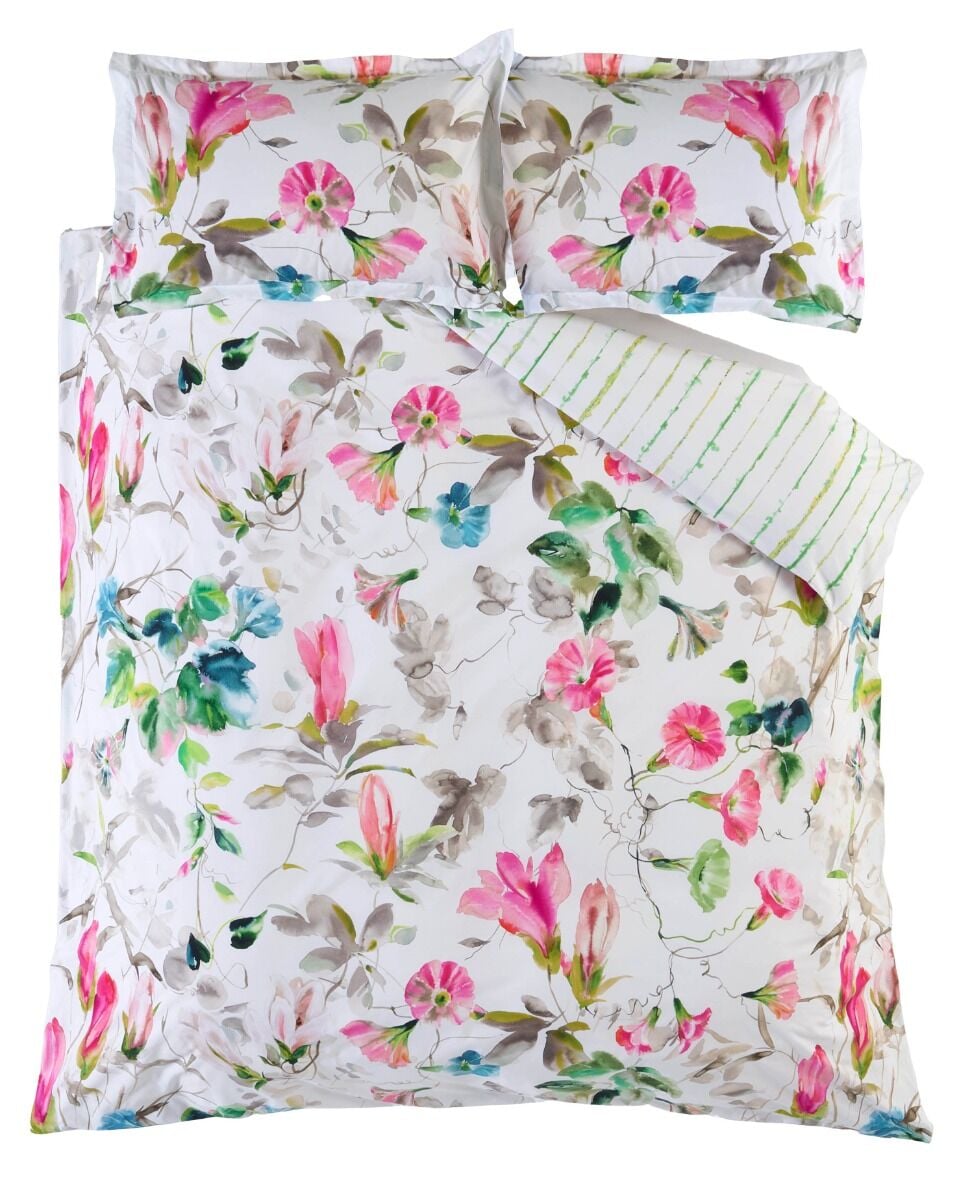 Designers Guild Japanese Magnolia Fuchsia Bedding