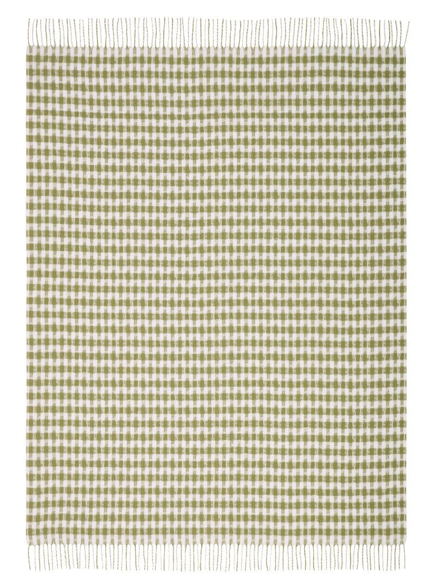 Laura Ashley Knapton Olive Green 130x170cm Throw