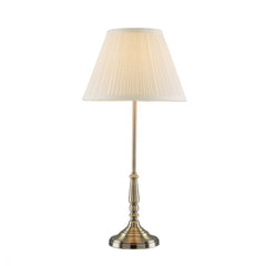 Laura Ashley Elliot Brass Lamp with White Shade