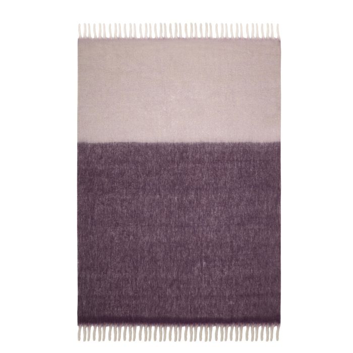 Laura Ashley Bronwen Blackberry Purple Throw