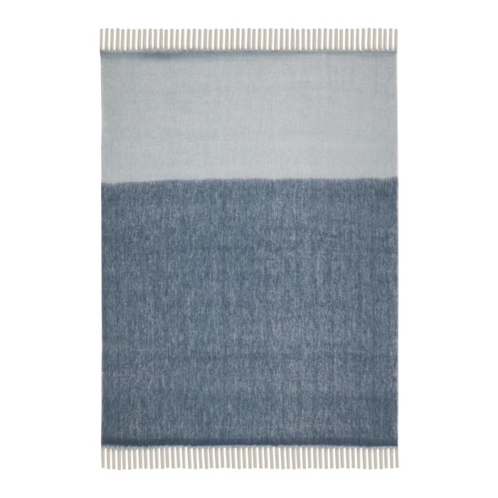 Laura Ashley Bronwen Seaspray Blue Throw