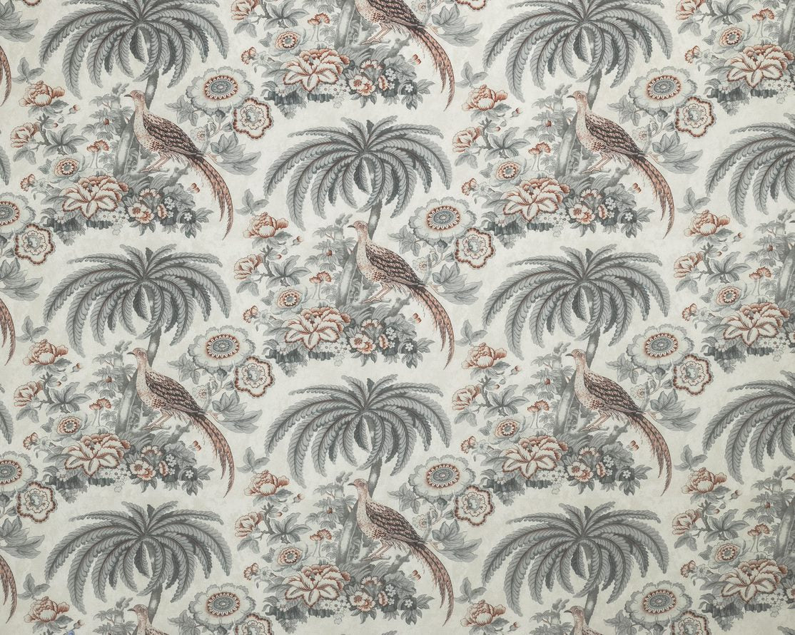 Laura Ashley Fabric Burdett - Slate