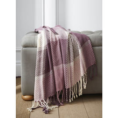 Laura Ashley Dylan Grape Throw