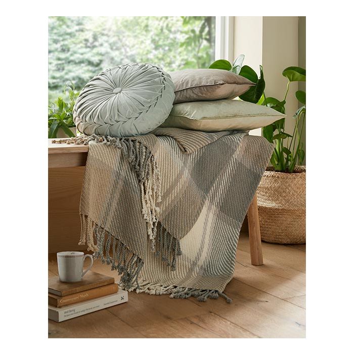 Laura Ashley Dylan Steel Throw