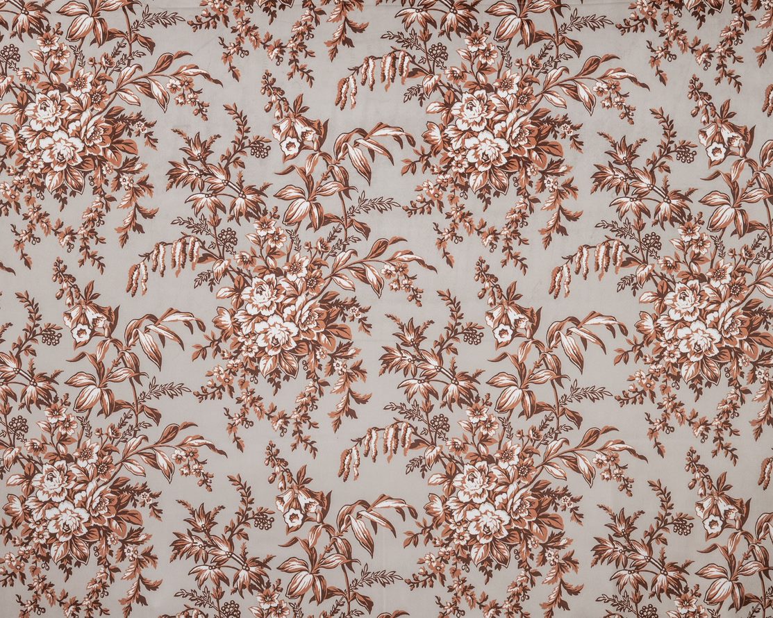 Laura Ashley Fabric Picardie Velvet - Embers