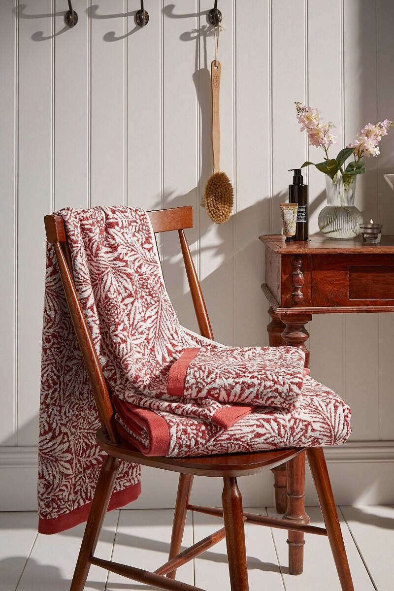 William Morris At Home Larkspur Brick Towels