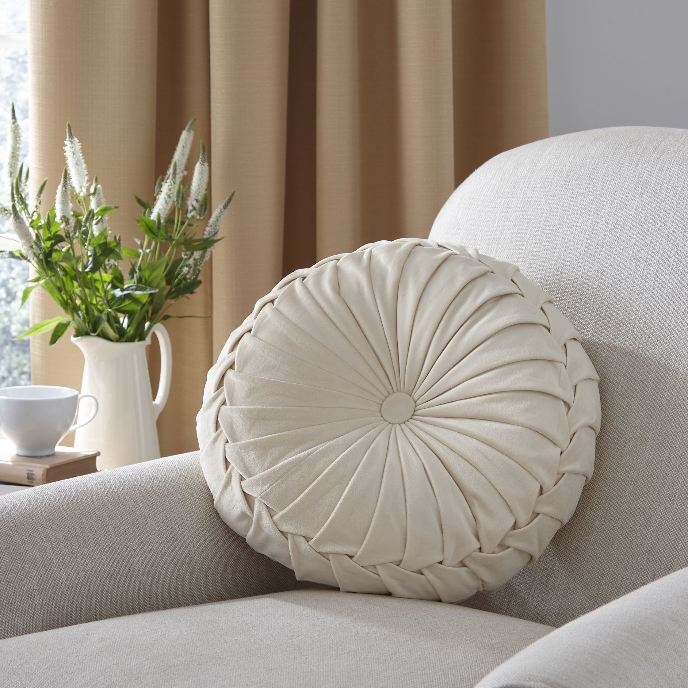 Laura Ashley Rosanna Almond Cushion