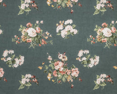 Laura Ashley Fabric Rosemore - Fern