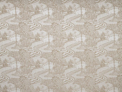 Laura Ashley Fabric Trecastle - Natural