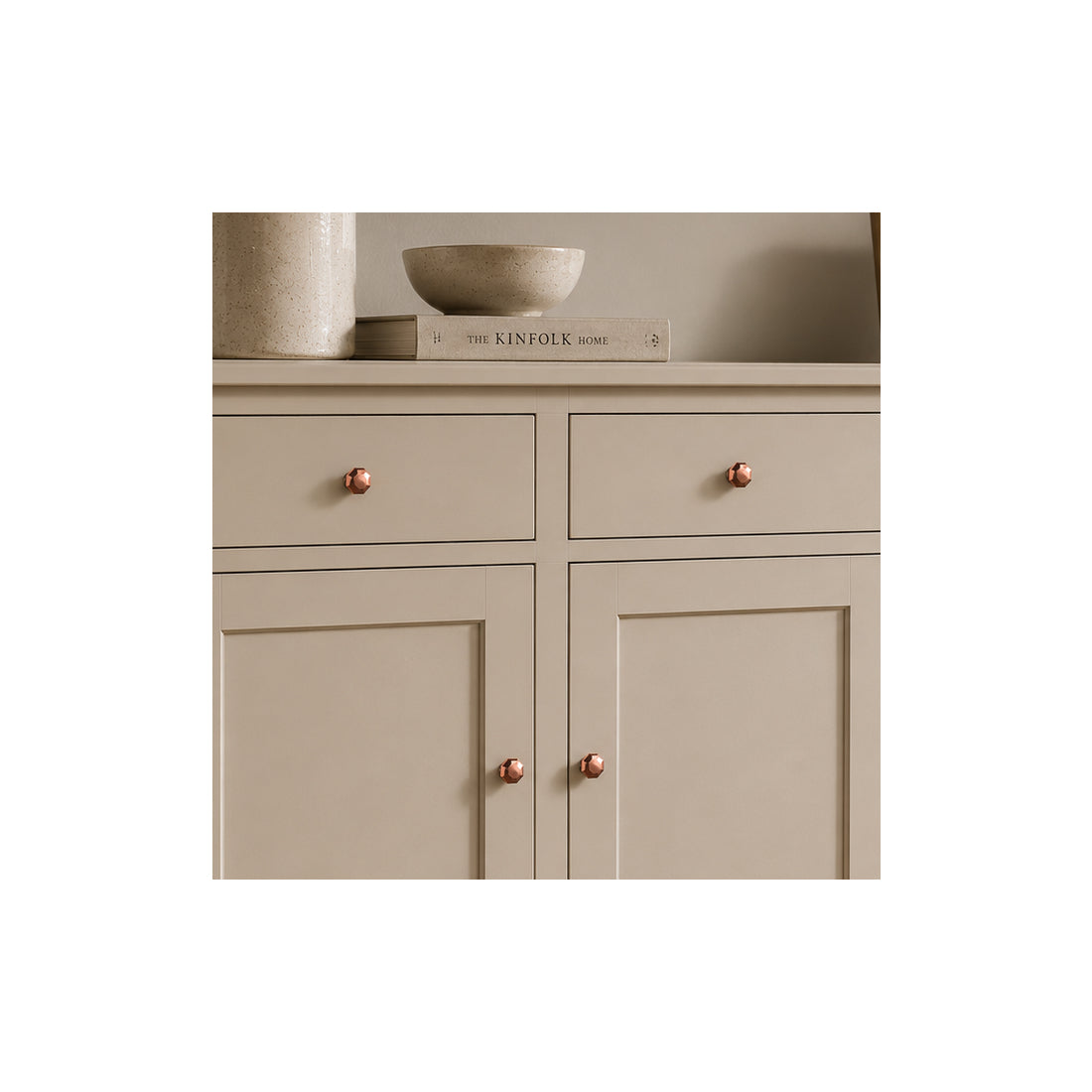 Laura Ashley Harper Drawer Pulls, Copper, Set of 2