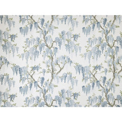 Laura Ashley Fabric Wisteria - Newport Blue