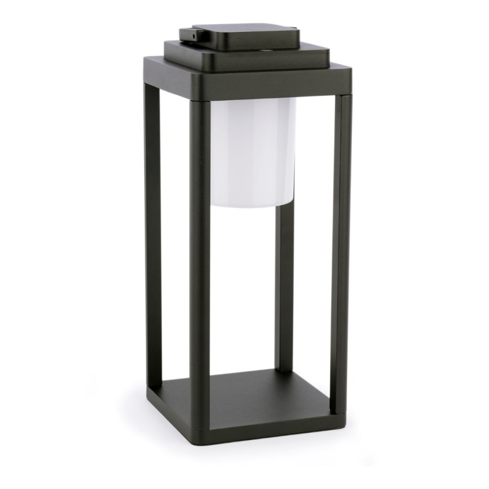 Lester Rechargeable Outdoor Table Lantern IP44 Dar Lighting