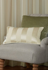 Laura Ashley Lille Stripe Oyster Cushion