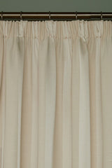 Laura Ashley Lille Stripe Oyster Pencil Pleat Curtains