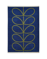 Orla Kiely Linear Stem Towels Navy / Olive l Towels