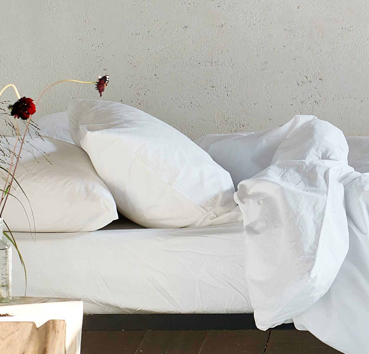 Designers Guild Loweswater Chalk White Bedding