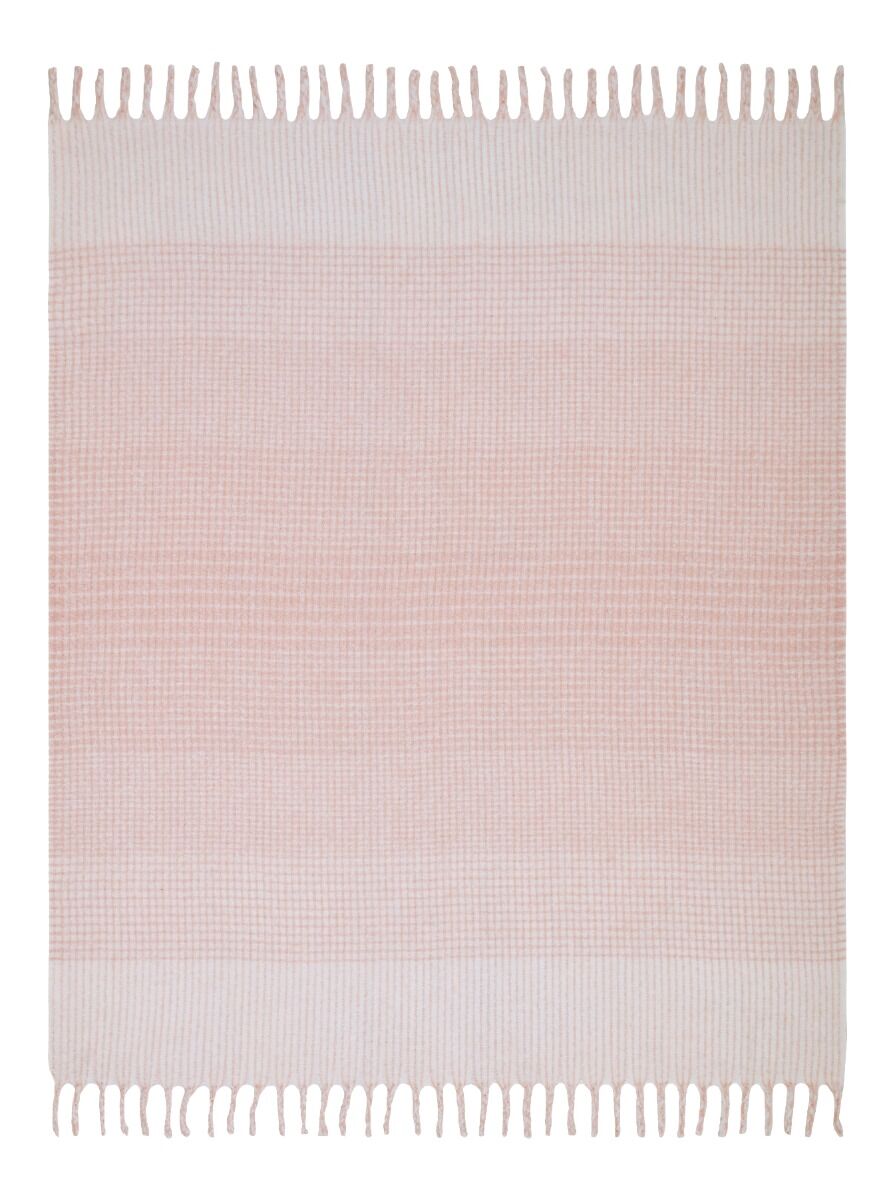 Laura Ashley Lyngate Plaster Pink 130x170cm Throw