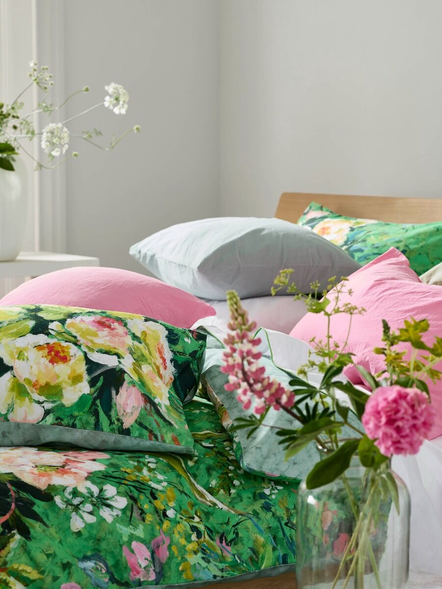 Designers Guild Margaretta Emerald Green Bedding